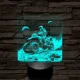 Galaktikus felfedező 7 színű valósághű 3D led lámpa