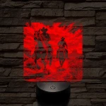 Cowboy-ok akcióban 7 színű valósághű 3D led lámpa
