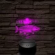 Atlanti Lazac hal 7 színű valósághű 3D led lámpa