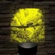 Felderítő repülőgép a Dzsungelben 7 színű valósághű 3D led lámpa