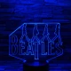 Beatles 7 színű 3D led lámpa