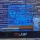 Rajzolható gyerekeknek 16*20 cm LED tábla