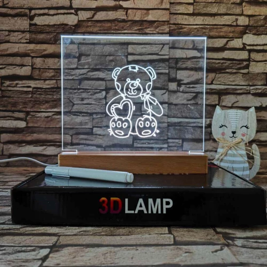 Rajzolható gyerekeknek 16*20 cm LED tábla
