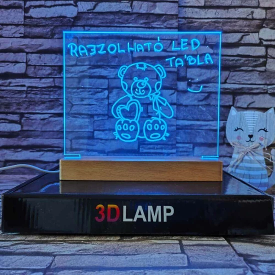 Rajzolható gyerekeknek 16*20 cm LED tábla