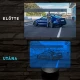 Egyedi fotógravírozás 7 színű 3D led lámpa