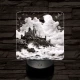 Indiai palota 7 színű valósághű 3D led lámpa