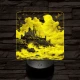Indiai palota 7 színű valósághű 3D led lámpa