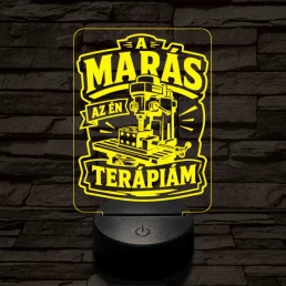 Marós szakma lámpa – 7 színű, színváltós 3D LED lámpa