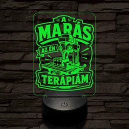 Marós szakma lámpa – 7 színű, színváltós 3D LED lámpa