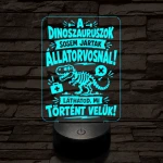 Állatorvos szakma lámpa – 7 színű, színváltós 3D LED lámpa