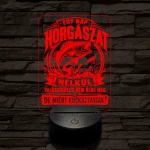 Horgász lámpa – 7 színű, színváltós 3D LED lámpa