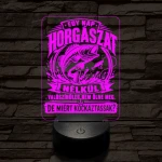 Horgász lámpa – 7 színű, színváltós 3D LED lámpa