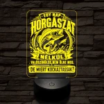 Horgász lámpa – 7 színű, színváltós 3D LED lámpa