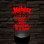 Méhész szakma lámpa – 7 színű, színváltós 3D LED lámpa